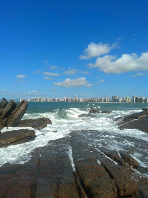 Flat Frente Mar Green Diamond Vila Velha  Dış mekan fotoğraf